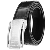 Belts Leisure Top Leather Belt Stainless Steel Automatic Buckle Designer Men Luxury BeltBelts