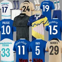 22 23 Chelsea camisa de futebol CFC Soccer Jersey Special Champions camisa PULISIC MOUNT HAVERTZ ZIYECH CHILWELL 2023 LUKAKU WERNER homens crianças kits KANTE Football Shirt