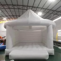Giant 5x4m white tent Inflatable Wedding jumping bouncy house castle Party Princess Weddings Bouncing trampoline On send by s305M