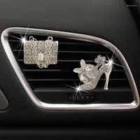 Car Air Outlet Fragrance Luxury Diamond Handbag For Girls Designs Freshener Perfume Diffuser Ornament Accessorie Gift