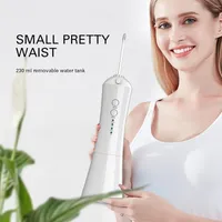 3 Modes Portable Electric Oral Irrigator USB Rechargeable Dental Irrigator 3 Tips Water Dental Flosser Water Jet Teeth Cleaner3329