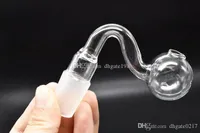 Think 14mm 18mm male female glass oil bowl for Glass bongs Water Pipes Ash Catcher Glass oil burner tobacco smoking oil bowl