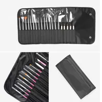 Nail Art Kits 1Pcs Nail Brush Holder Storage Case Bag Nail UV Gel Brush Dotting Pen Storager Nail Art Tool Accessories Nail Brush Set Z0322