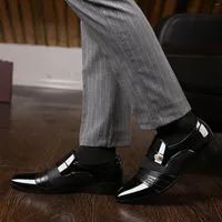 Dress Shoes Men For 2023 Spring Autumn Fashion Formal Suit Casual Brand Leather Wedding Party Style