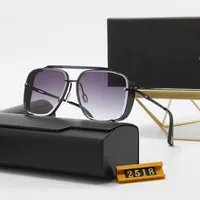 High Quality ditaity Fashion Sunglasses 2518 Designer Top New Sun glasses UV400 Eyewear sunGlass Metal Frame Polaroid Lens with bo2908
