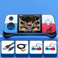 G9 Retro Game Players 3.0 Inch HD Screen Handheld Gaming Console Bulit-in 666 Classic Games Portable Pocket Mini Video Game Player TV Console AV Output DHL Fast