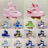 Kid shoes dunks sb low Athletic Boy and Girls White Panda children sports sneakers designer Fashion walking basketball trainers toddler