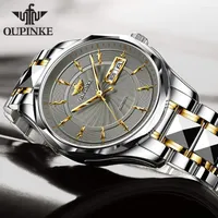 Wristwatches OUPINKE Original Men Automatic Mechanical Watch Classic Creative Top Sapphire Crystal Date 50M Waterproof Clock