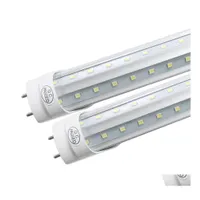 Led Tubes 36W Tube Light 4Ft Fluorescent Lamp T8 G13 Vshaped 85265V 4900Lm 1200Mm 4 Feet Ft Warm Cold White Wholesale Drop Delivery Dhhad