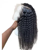 Malaysian Curly Lace Wig Deep Wave 360 Full Lace Human Hair Wigs With Baby Hair Factory Whole 360 Lace Wigs Deep Wave293l