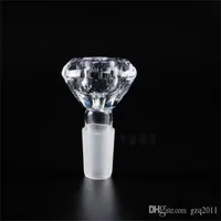Hookahs Diamond shaped bubble head Wholesale Glass bongs Oil Burner Glass Water Pipes Oil Rigs