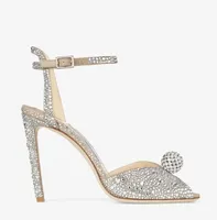 22S Elegant Bridal Wedding Dress Shoes Sacora Lady Sandals Pearls Leather Luxury Brands High Heels Women Walking With Box EU35-43