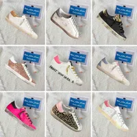 Designer Italy Brand Women Casual Shoes Golden Superstar Sneakers Sequin Classic White Do-old Dirty Super star Man  Fashion Shoes