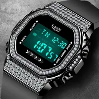 Wristwatches LIGE Luxury Men Analog Digital Military Sport Led Waterproof Wrist Watches Sports Clock Relogio Masculino Watch Man Reloj