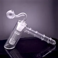 Cheapest Hammer Glass Bong Hookah Inline Arm Tree Percolator Portable Smoking Pipes Bubbler Bongs Water Pipes with 18mm Male Glass Oil Burner Pipe Wholesale