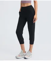 Kadınlar Aktif Pantolon Çıplak Deli kumaş Yoga Capris Yaz Hızlı Kurucu Fitness Giyim Kızları Spor Teri Pantolon
