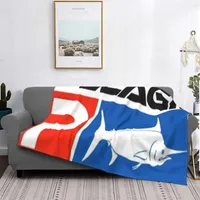 Blankets Pelagic Fishing 1584 Blanket Bedspread Bed Plaid 150 Towel With Avocado Throw