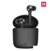 ヘッドフォンイヤホンbluedio hi tws電話用ワイヤレスbluetooth for hone stereo sport earbuds charging box builtin microphone dh5qu