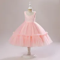 Girl Dresses Flower For Wedding Halloween Easter Birthday Princess Tulle TutuCommunion Party Prom Pageant Bridesmaid Gown