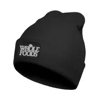 Fashion Whole Foods Market Plaid printing Winter Warm Beanie Skull Hats Street Dancing pink Flash gold White marble Vintage old270Q