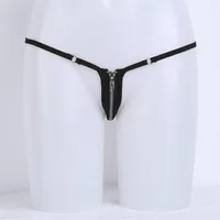 Women Micro Crotch Thongs Briefs Lingerie Underpants Stretchy Open Zipper G-Strings Underwear Ladies Sexy Erotic Sex Panties Women292K