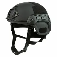 Tactical Ballistic Aramid MICH Helmet NIJ IIIA Advanced Combat Armor Headwear Head Gear318J