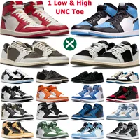 jumpman 1 high men basketball shoes 1s low women Black Phantom Reverse Mocha Olive Concord Chicago Lost and Found Patent Bred True Blue mens trainers sports sneakers