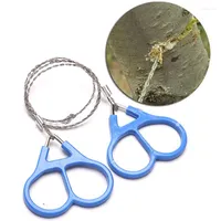Outdoor Gadgets 1PC Hand Steel Wire Saw Portable Stainless Cutter Hunting Camping Travel Survival Tool