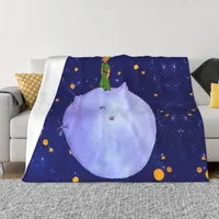 Blankets The Little Prince Fiction Blanket Warm Fleece Soft Flannel Le Petit Throw For Bed Sofa Office Autumn