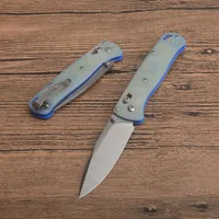 High Quality 535 Pocket Folding Knife S30V Satin Drop Point Blade Two-tone G-10 Handle EDC Pocket Knives With Retail Box288A