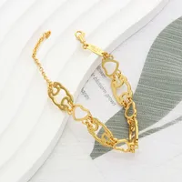 Designer love bracelet 19cm with Logo Official Size 18K Gold tennis bracelet for women Never Fade