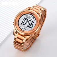 Wristwatches SKMEI Fashion Digital Watch Men Dual Time Countdown Waterproof Electronic Sport Business EL Light Display Wristwatch