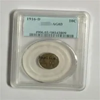 Mercury Head Dimes Ten Cents Pcgs coin Silver 1916-D AG04 AG03270V