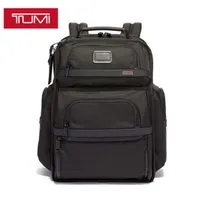 Tumi tuming School bags alpha 3 Series ballistic nylon men's black business backpack 578d3271D