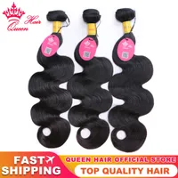 Queen Hair Products Mixed Size Best Quality Peruvian Virgin Raw Human Hair Extension Body Wave Machine Weft 12-28 Promotion Price Free Shipping