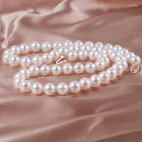 Catene imitazioni alla moda collana perle temperamento semplice faccia fatta a mano nella collana ejewelry regalo