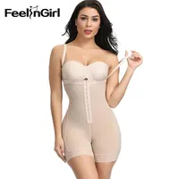 FeelinGirl Faja Reductoras Colombianas Post Surgery Slim Women Girdle Body Shaper Bodysuit Butt Lifter Shapewear Modeling Belt 201261I