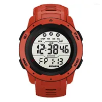 Wristwatches Big Numbers Easy To Read 5ATM Waterproof Men Digital Watch Outdoor Sport Reloj De Hombre