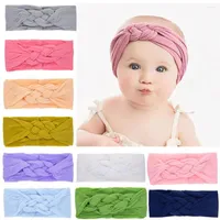 Hair Accessories Spring Baby Solid Cross Knitted Headband For Girls Women Kids Twisted Elastic Hairband Turban Born Children Accessories#