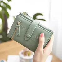 2021 Fashion Bags For Women Small Wallets Lady Long Solid Purse Clutch Bag Wallet329C