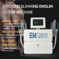 Factory Outlet!! 5 handles Emslim Slimming machine EMS NEO Sculpt Machines with RF Cushion 220V EMSzero Weight loss Muscle Stimulator Beauty salon Equipments