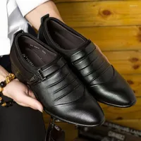 Dress Shoes Italian Fashion Elegant Oxford For Mens Large Sizes Men Formal Leather Loafers Man Slip On Masculino