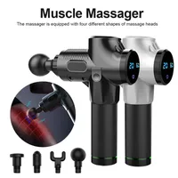 MS 1200-3300r min Electric Muscle Massager Therapy Fascia Massage Gun Deep Vibration Muscle Relaxation Fitness Equipment with Bag 237M