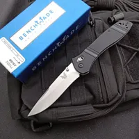 Benchmade 710 Folding Knife High hardness D2 blade material G10 handle field self defense safety pocket knives HW471230g