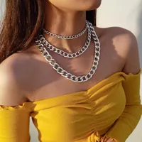 Hip Hop Chains Whole Women's Necklace Iced Out Miami Cuban Chain Bracelet Rapper Jewelry Drop322Z