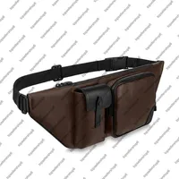 M45337 CHRISTOPHER Men BUMBAG Classic Canvas Designer Belt Bag Cross-body Genunie Cowhide Leather Men Shoulder bags Waist Bag Purs308Y