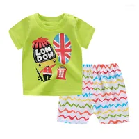 Clothing Sets Summer Kids Boys Clothes Baby Gentleman High Qulity Short T Shirt Pants Toddler Boy Casual Outfits