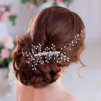 Headpieces HP15 Wedding Hair Accessories Bride Headdress With Comb Jewelry Bridal Headwear Tiara For Gift