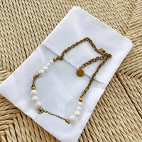Diamond Necklace Woman Chain Necklace Trend Pearl Necklace Long Necklaces Charm Fashion Jewelry Supply252u