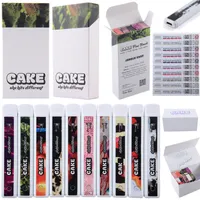 Cake Gen2 With Box 10 Flavors e cigarette Rechargeable Disposable Vape Pens She Hits Different Empty 1ml Pods with bottom USB charger 280mAh Battery